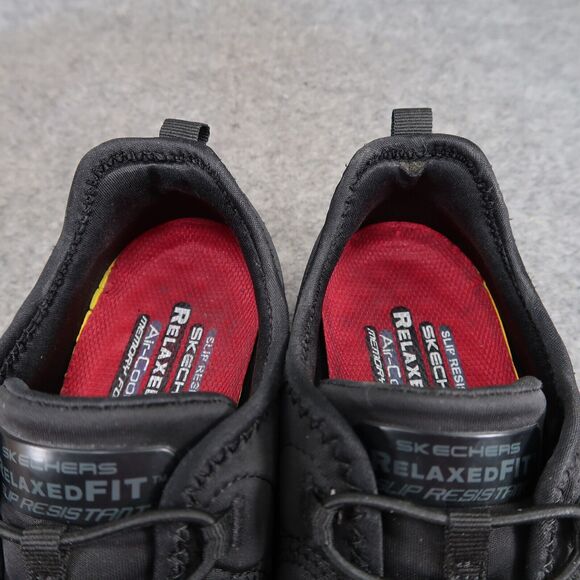 Skechers Shoes Womens 9 Slip On Sneakers Work Relaxed Fit Memory Foam Alex Black - Picture 15 of 16